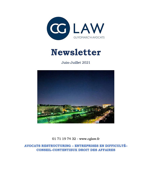 NEWSLETTER JUIN 2021